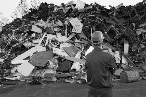 Business waste removal services in Northolt office setting