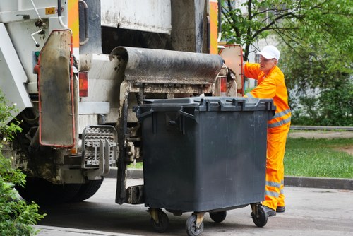 Recycling construction materials on site
